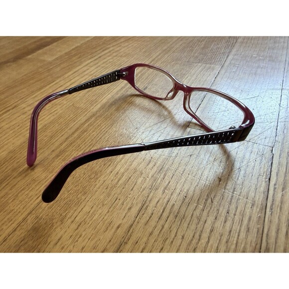 Kate Spade Georgette ESA 135 Eyeglasses Frames Black Pink Lattice Quietly Luxury main image 8